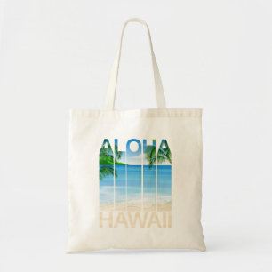 Bolsa Tote Aloha praia tropical das ilhas de Havaí