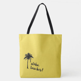Bolsa Tote Aloha, praias! sacola