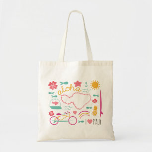 Bolsa Tote "Aloha saco de Maui"