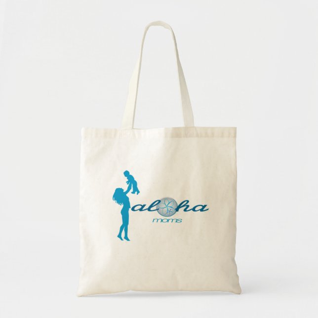 Bolsa Tote Aloha sacola das mães (Frente)
