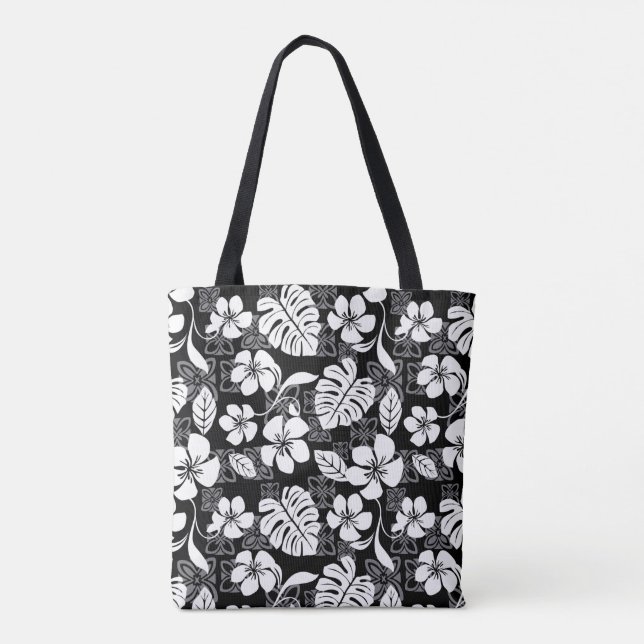 BOLSA TOTE ALOHA SEXTA-FEIRA (NEGRO E CINZA) (Verso)