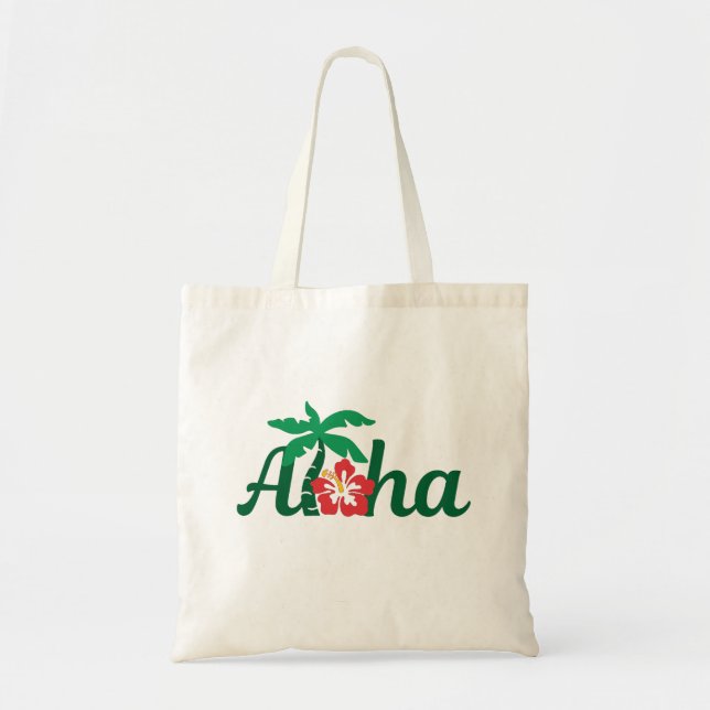 Bolsa Tote Aloha Tropical (Frente)