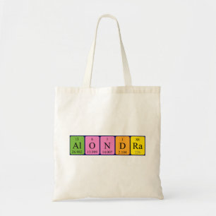 Bolsa Tote Alondra - mesa periódica tote saco