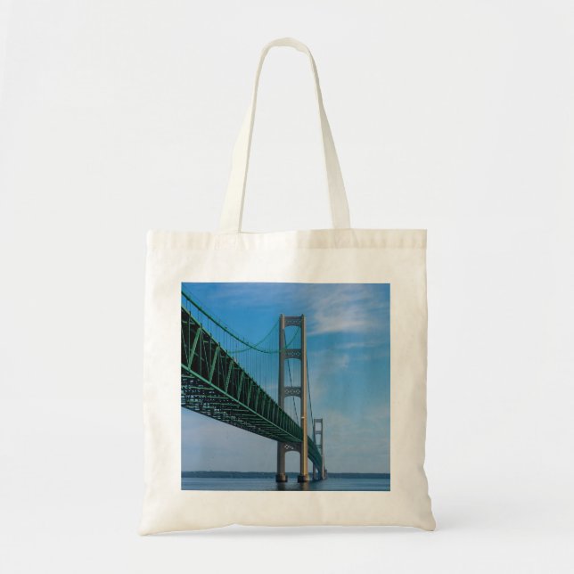 Bolsa Tote Along Mackinac Bridge (Frente)