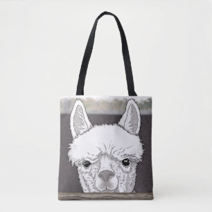 Bolsa Tote Alpaca Portrait