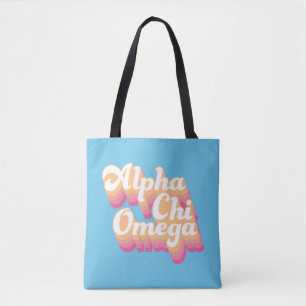 Bolsa Tote Alpha Chi Omega  Groovy Script