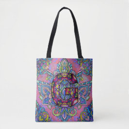 Bolsa Tote Alphabet G mandala