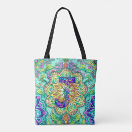 Bolsa Tote Alphabet J mandala