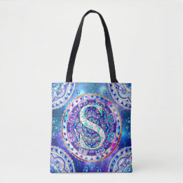 Bolsa Tote Alphabet S mandala