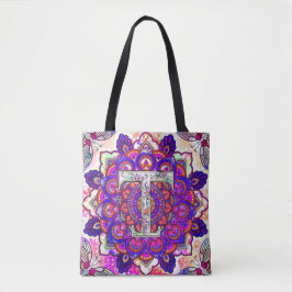 Bolsa Tote Alphabet T mandala