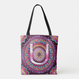 Bolsa Tote Alphabet U mandala