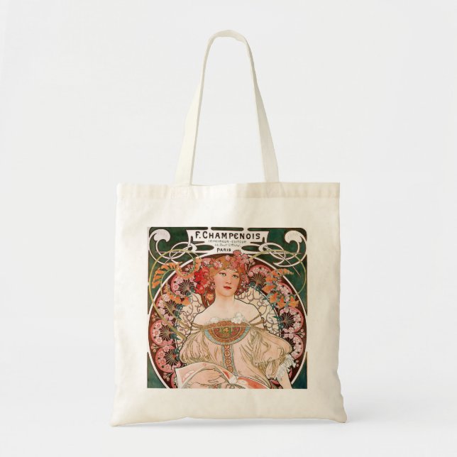 Bolsa Tote Alphonse Mucha (Frente)
