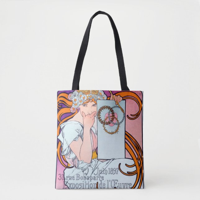 Bolsa Tote Alphonse Mucha (Frente)