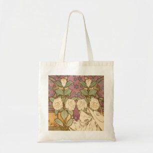 Bolsa Tote Alphonse Mucha Estrelas Elegantes Art Nouveau Camé