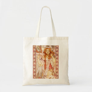 Bolsa Tote Alphonse Mucha Joana da sacola do arco
