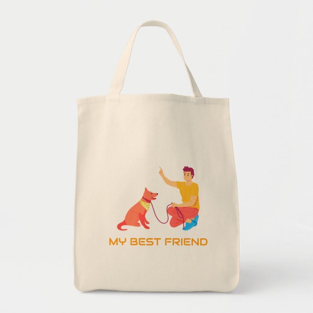 Bolsa Tote "Alto-Cinco com Bestie" (Frente)