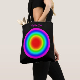 Bolsa Tote Alvo para o Amor – Arte do Orgulho