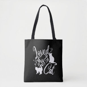 Bolsa Tote Amado Pelo Meu Gato Em Branco