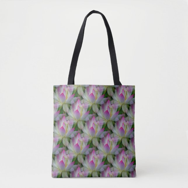 Bolsa Tote Amando Lotuses... (Frente)