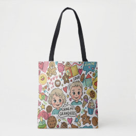 Bolsa Tote "Amando meus Netos"