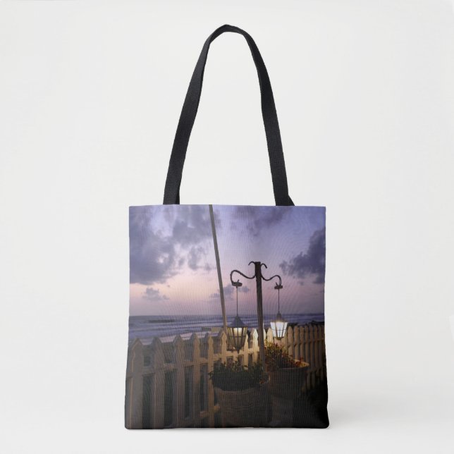Bolsa Tote Amanhecer na praia (Frente)