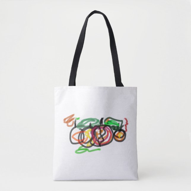 Bolsa Tote Amante das abóboras (Frente)