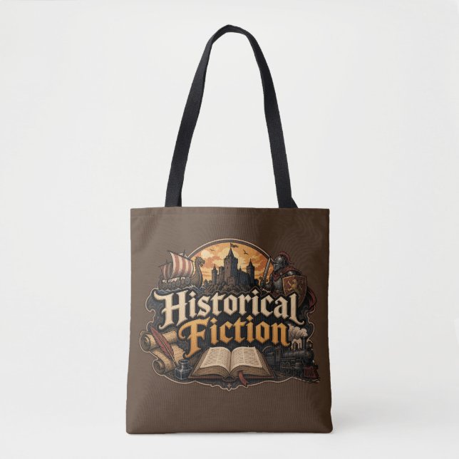 Bolsa Tote Amante de Ficção Histórica (Frente)