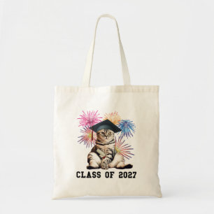 Bolsa Tote Amante de Gatos da Turma de 2027