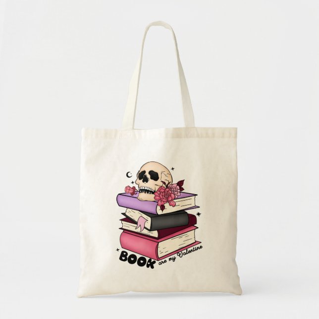 Bolsa Tote amante de livros Valentine Day Tote Bag, Tote Bag  (Frente)