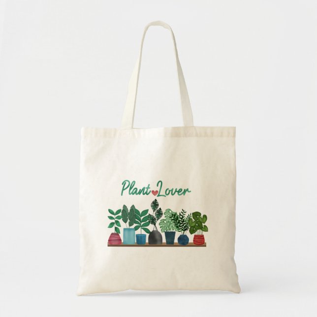 Bolsa Tote Amante de Plantas (Frente)