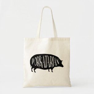 Bolsa Tote Amante do bacon - Porkatarian - porco engraçado do