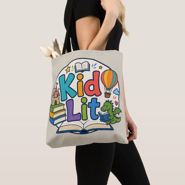 Bolsa Tote Amante do Gênero Lit Infantil (Close Up)