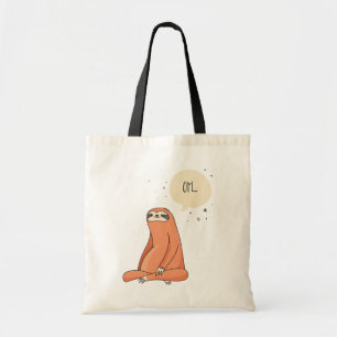 Bolsa Tote Amante engraçado da preguiça da ioga da preguiç