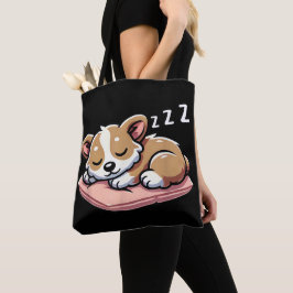 Bolsa Tote Amantes de Animais Adoráveis e Fofos que Dormem Co
