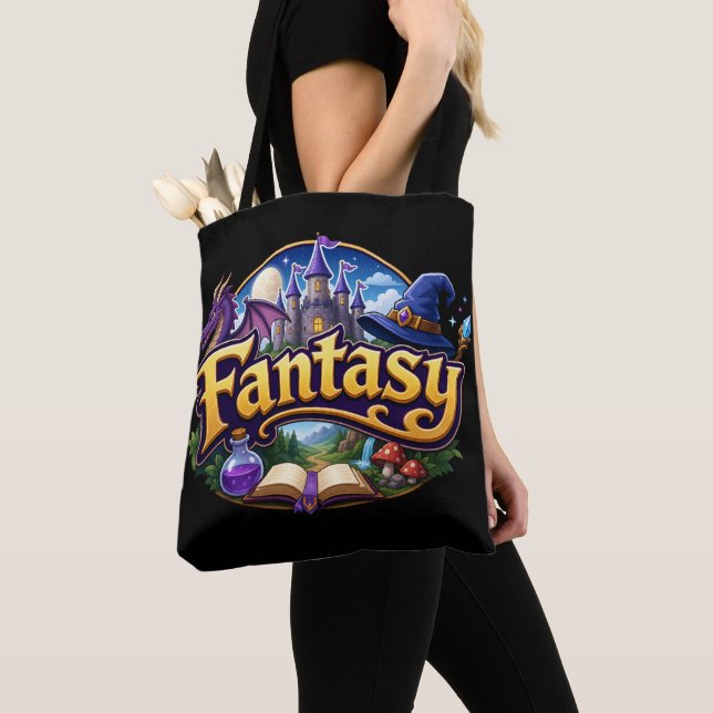 Bolsa Tote Amantes de Ficção Fantástica (Close Up)