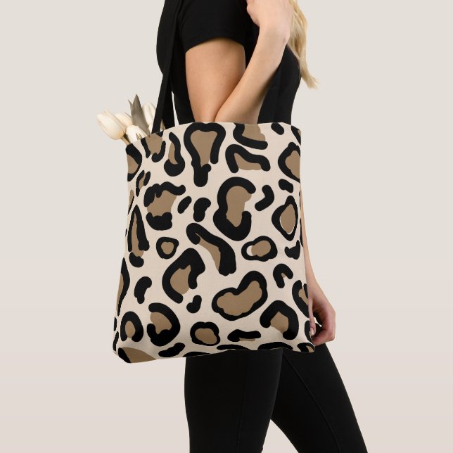 Bolsa Tote Amantes de os animais de padrão de cores Tiger (Close Up)
