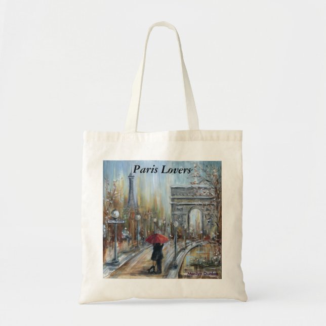 Bolsa Tote Amantes de Paris (Frente)
