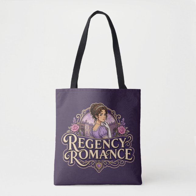 Bolsa Tote Amantes de Romance da Regência (Frente)