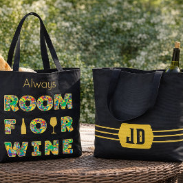 Bolsa Tote Amantes de Vinho Colorido Divertido
