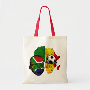 Bolsa Tote Amantes do futebol de África do Sul sul - cara
