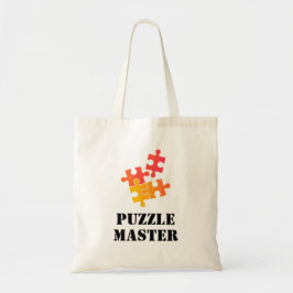 Bolsa Tote Amantes do Jigsaw Mestre das Peças Citação Diverti