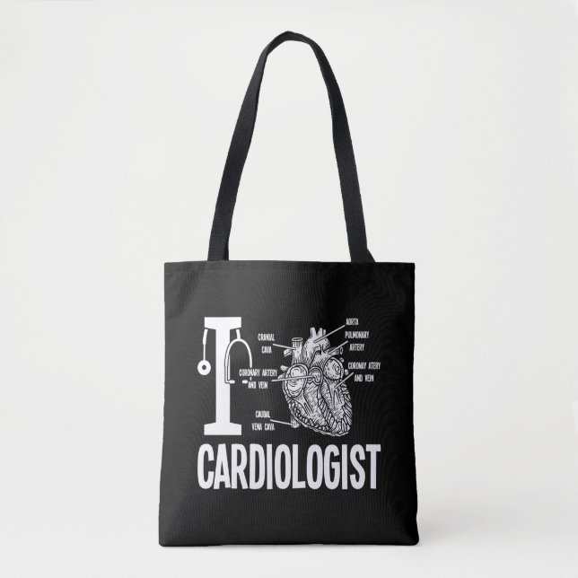 Bolsa Tote Amar Cardiologista Anatomia Cardíaca Cardiologia M (Frente)