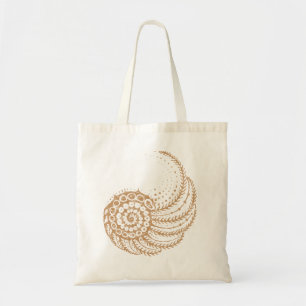 Bolsa Tote amarelo espiral