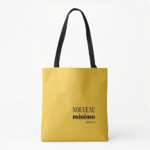 Amarelo Minimal NOUVEAU MÍNIMO Personalizado