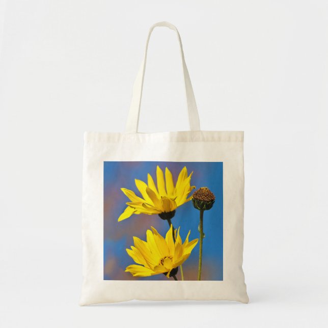 Bolsa Tote Amarelo no Azul (Frente)
