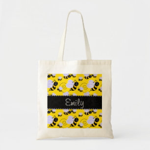 Bolsa Tote Amarelo & preto Bumble a abelha