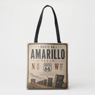 Bolsa Tote Amarillo Rota 66 Essencial de Viagem