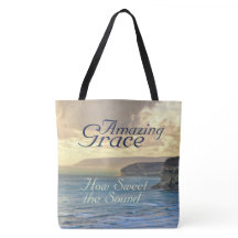 Amazing Grace Hymn Ocean Sunset,