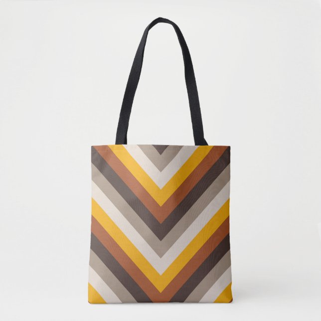 Bolsa Tote Amber Flame Chevron (Frente)