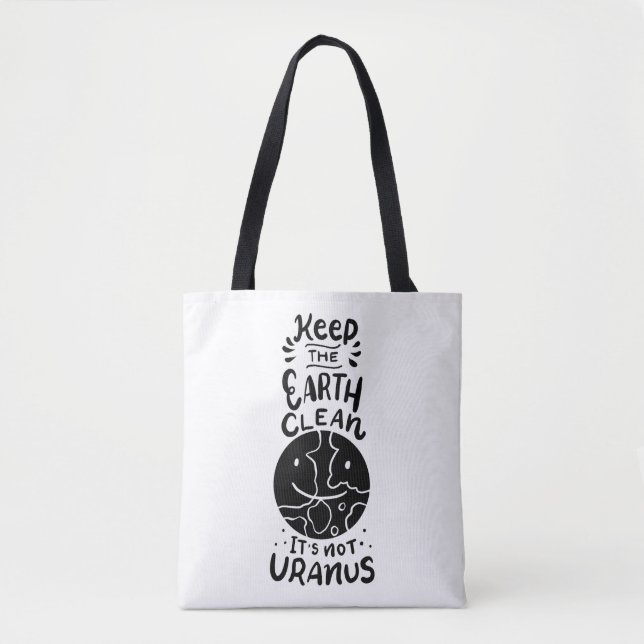 Bolsa Tote Ambiente - Não é Urano (Frente)